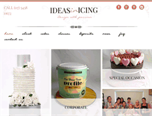 Tablet Screenshot of ideasinicing.com.au